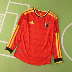2026 BELGIUM PLAYER VERSION LONGSLEEVE JERSEY