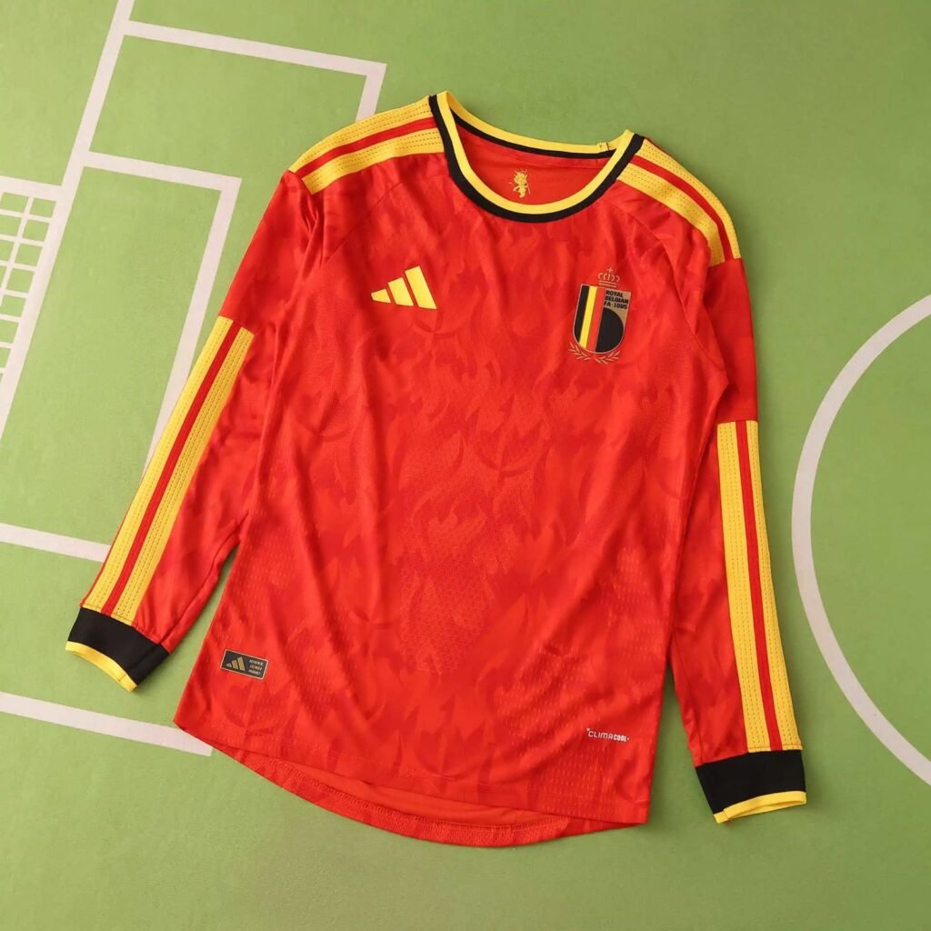 2026 BELGIUM PLAYER VERSION LONGSLEEVE JERSEY