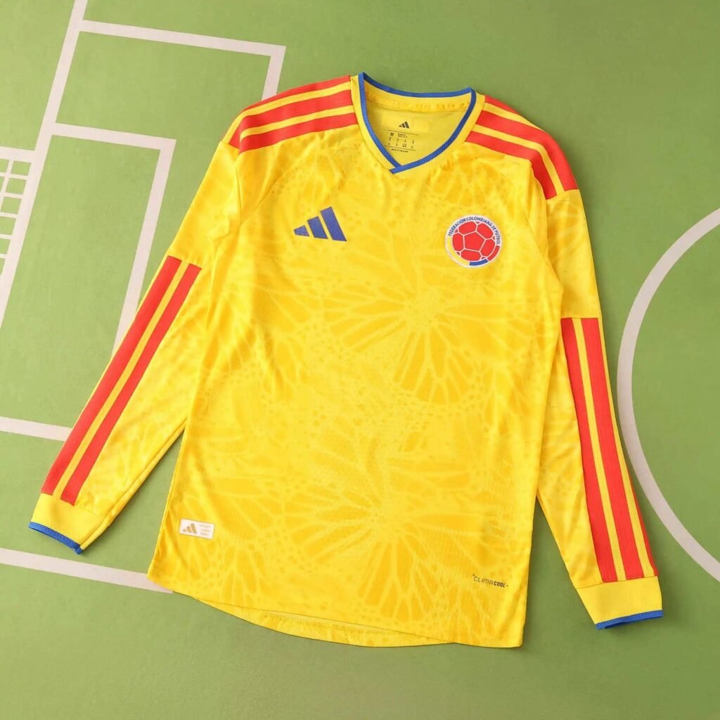 2026 COLOMBIA PLAYER VERSION LONGSLEEVE JERSEY